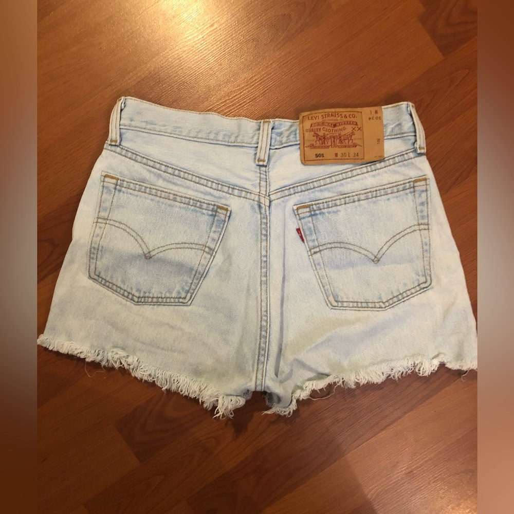 Levi’s 501 button fly shorts
